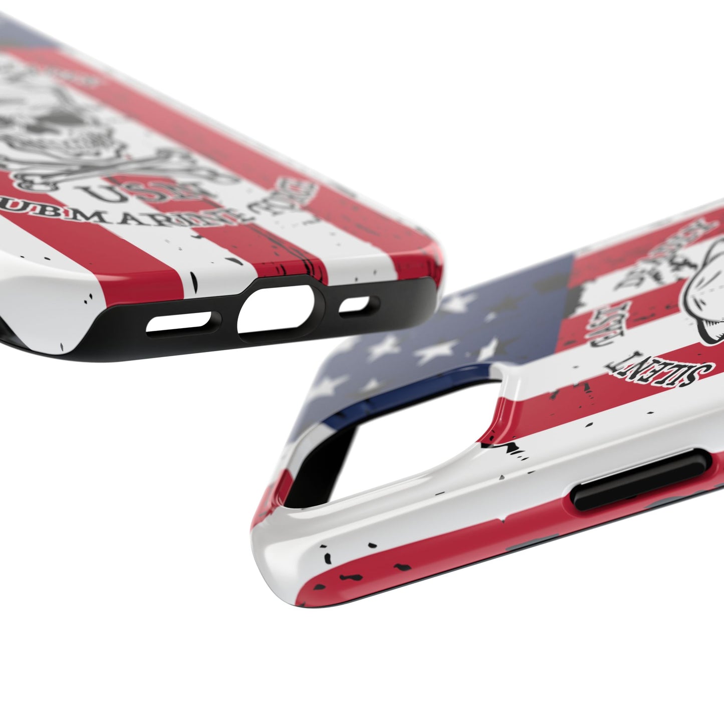 U.S. Submarine Force Skull and Crossbones Sailor Tough iPhone Case