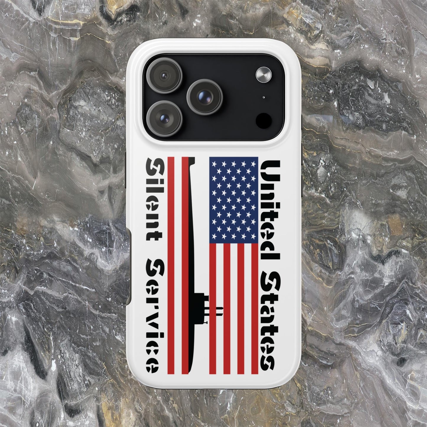 United States Submarine Silent Service Flag Tough iPhone Case