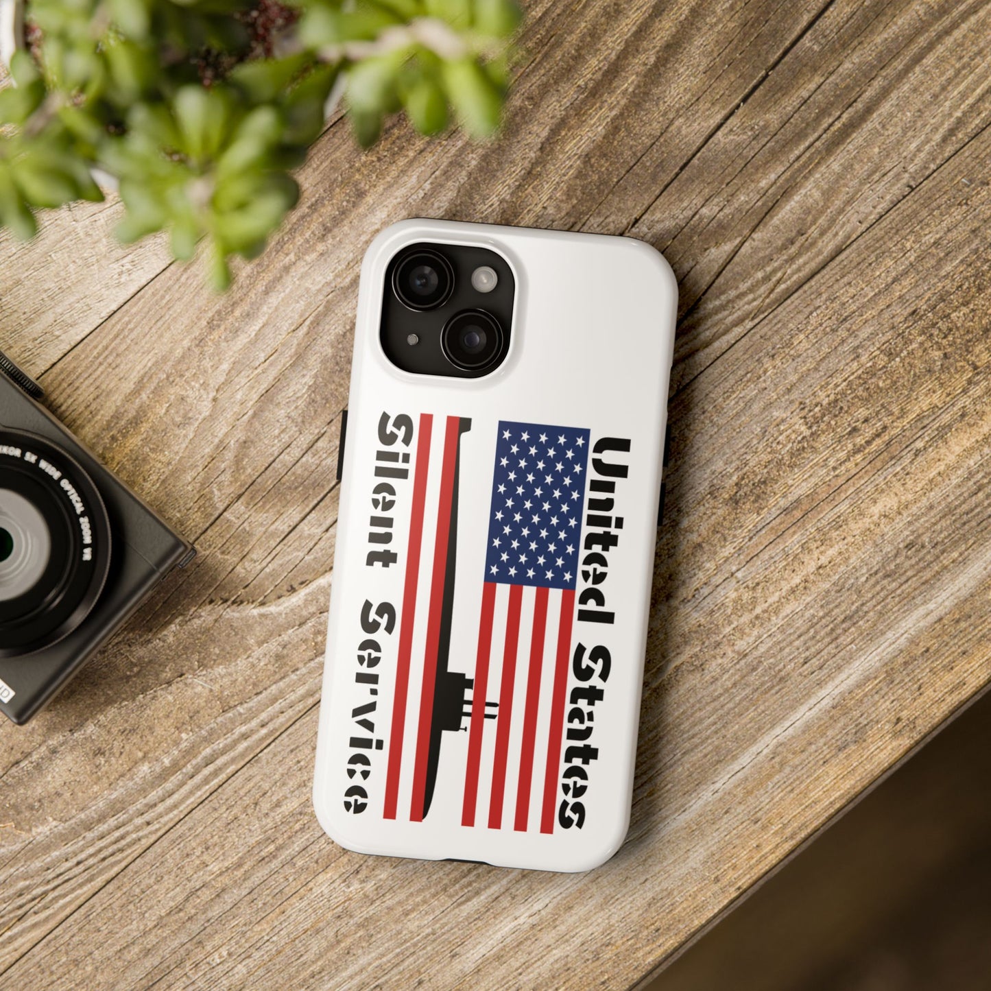 United States Submarine Silent Service Flag Tough iPhone Case