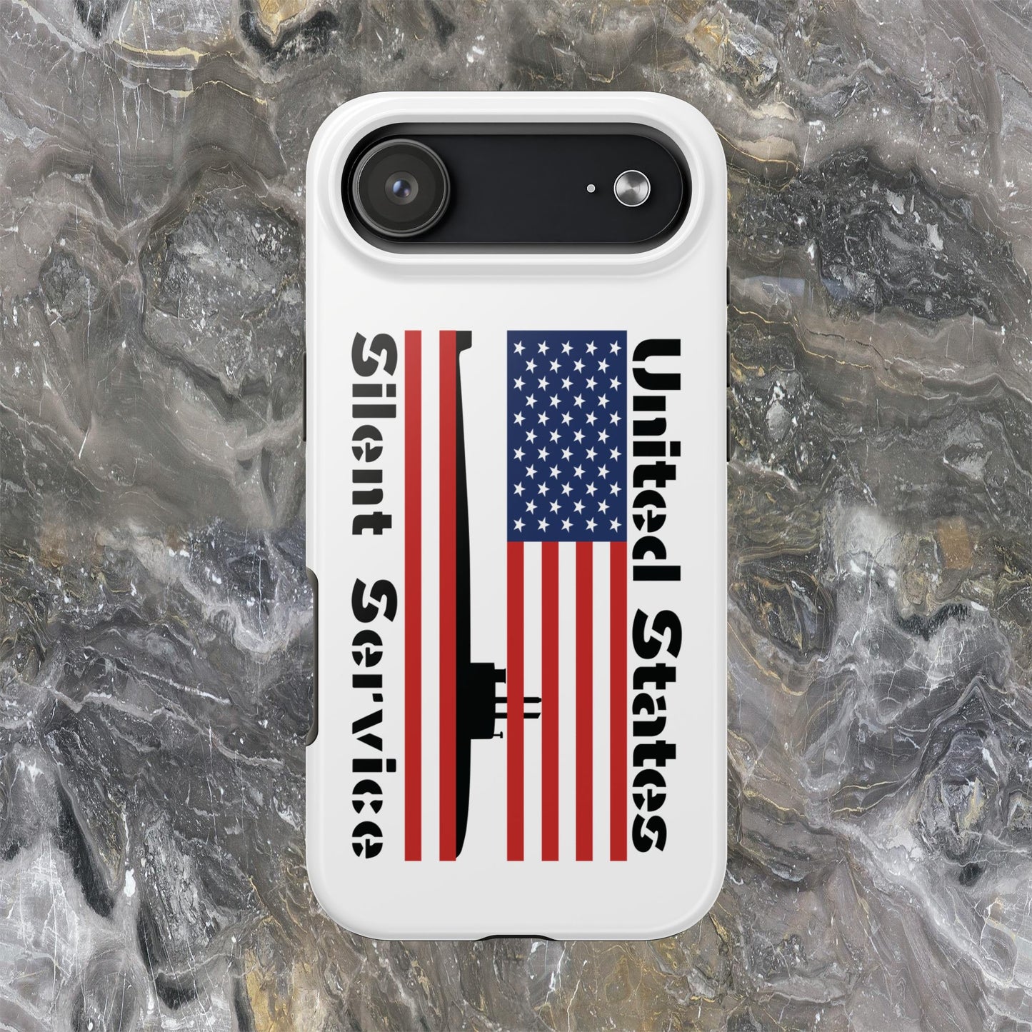 United States Submarine Silent Service Flag Tough iPhone Case