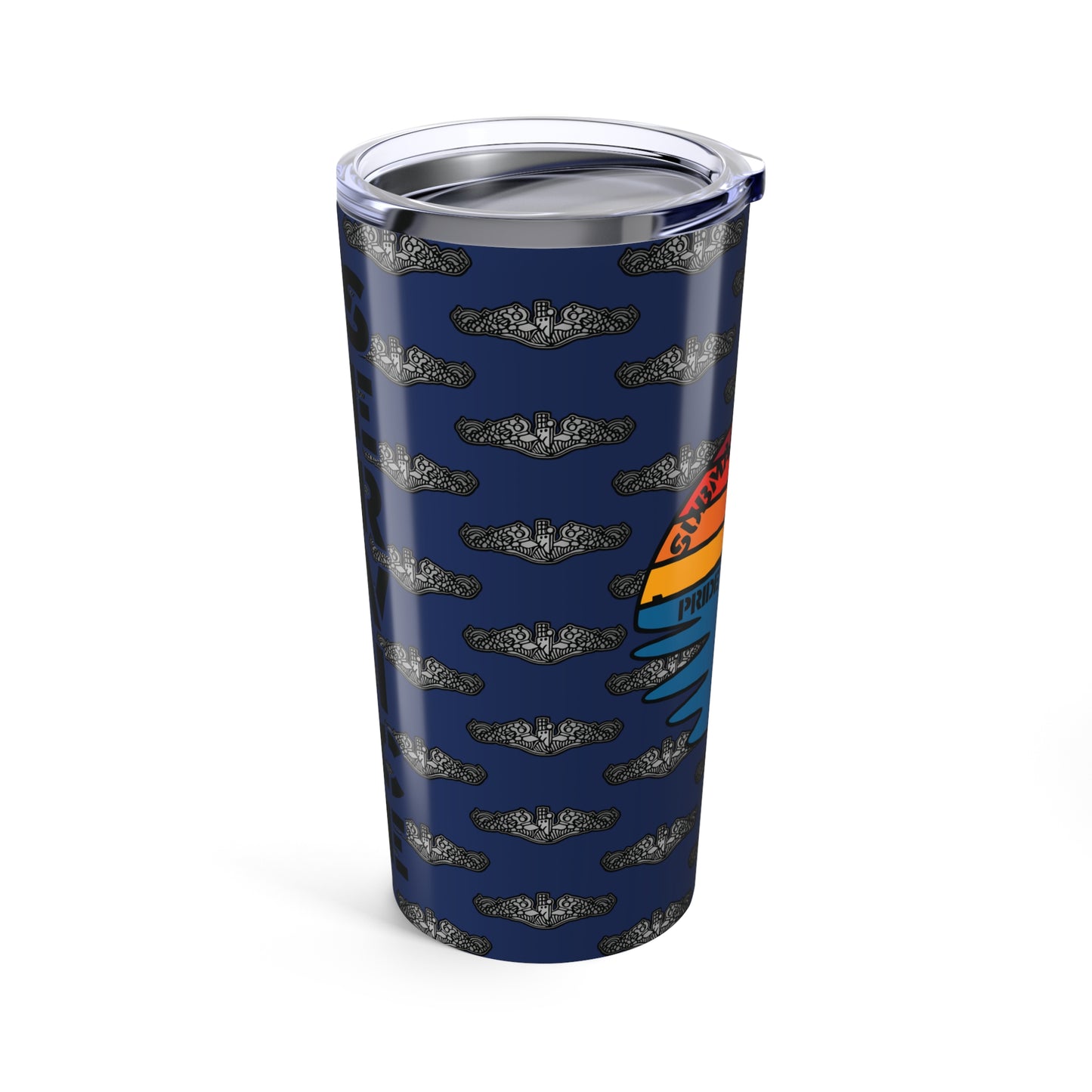 US Submarine Force Pride Runs Deep Submarine Stainless Steel Tumbler 20oz