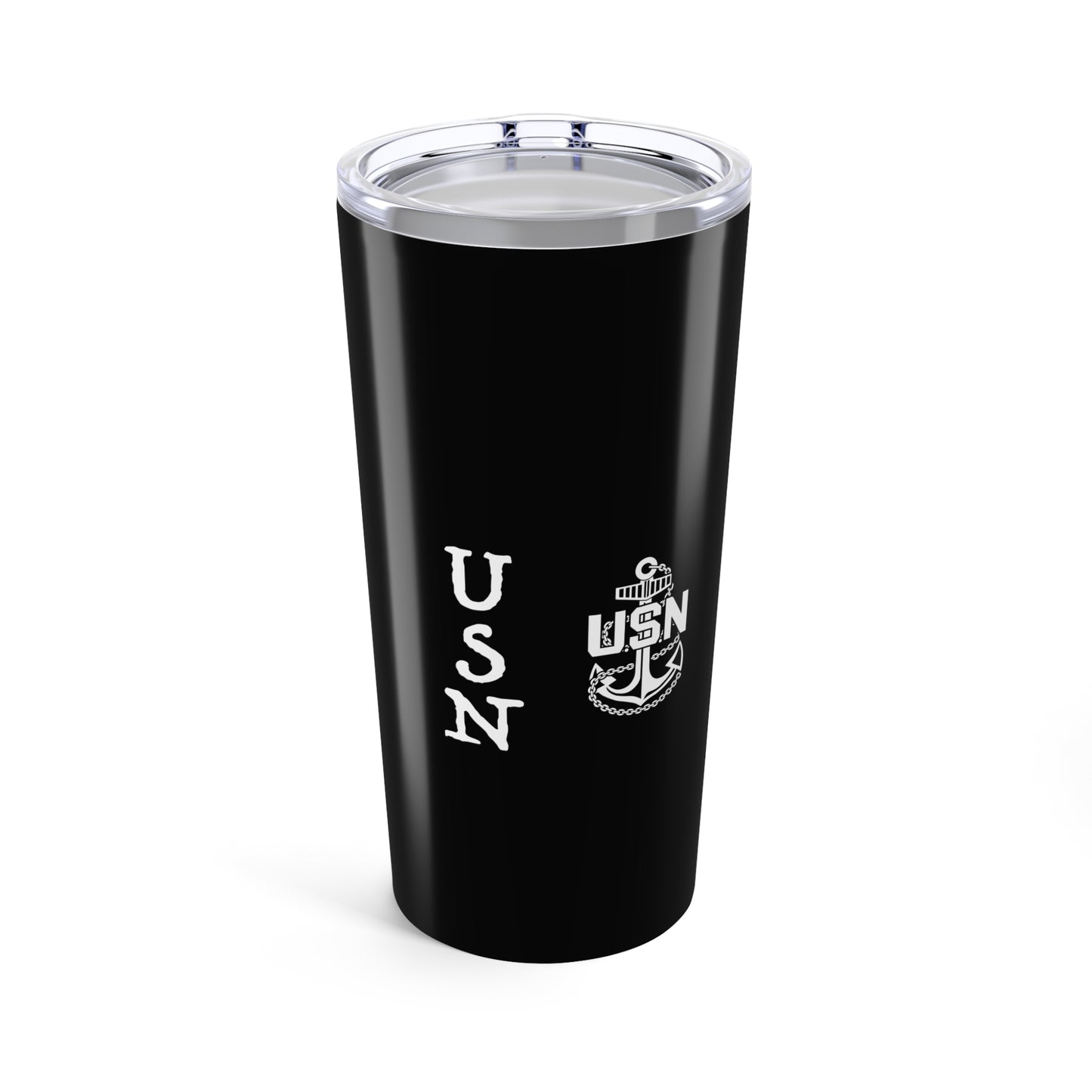 United States Retired CPO Skull Crossbones Chief Petty Officer with Distressed American Flag Stainless Steel Tumbler 20oz