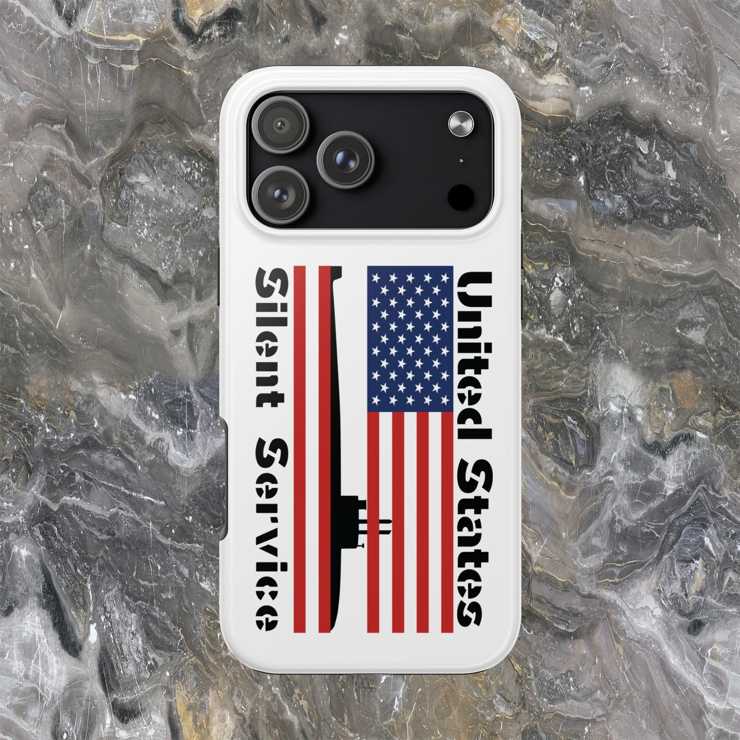 United States Submarine Silent Service Flag Tough iPhone Case