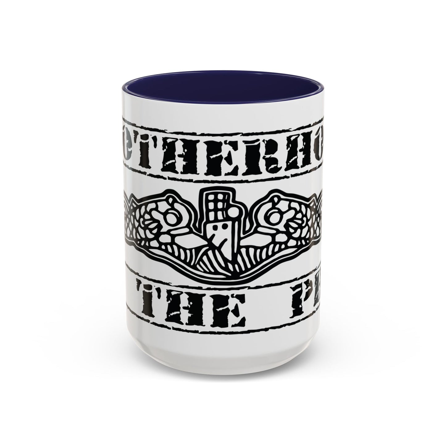 USN Submarine Force Brotherhood of the Phin Silent Service Navy Dolphins Accent Coffee Mugs