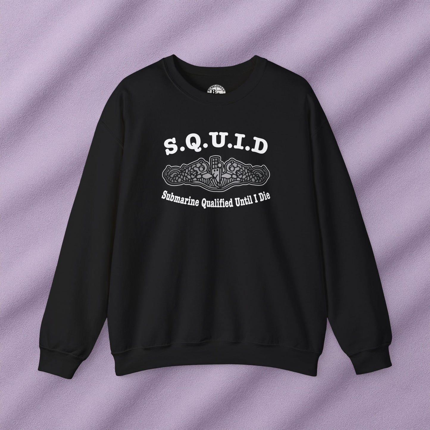 United States S.Q.U.I.D. Submarine Qualified Until I Die Unisex Heavy Blend™ Crewneck Sweatshirt