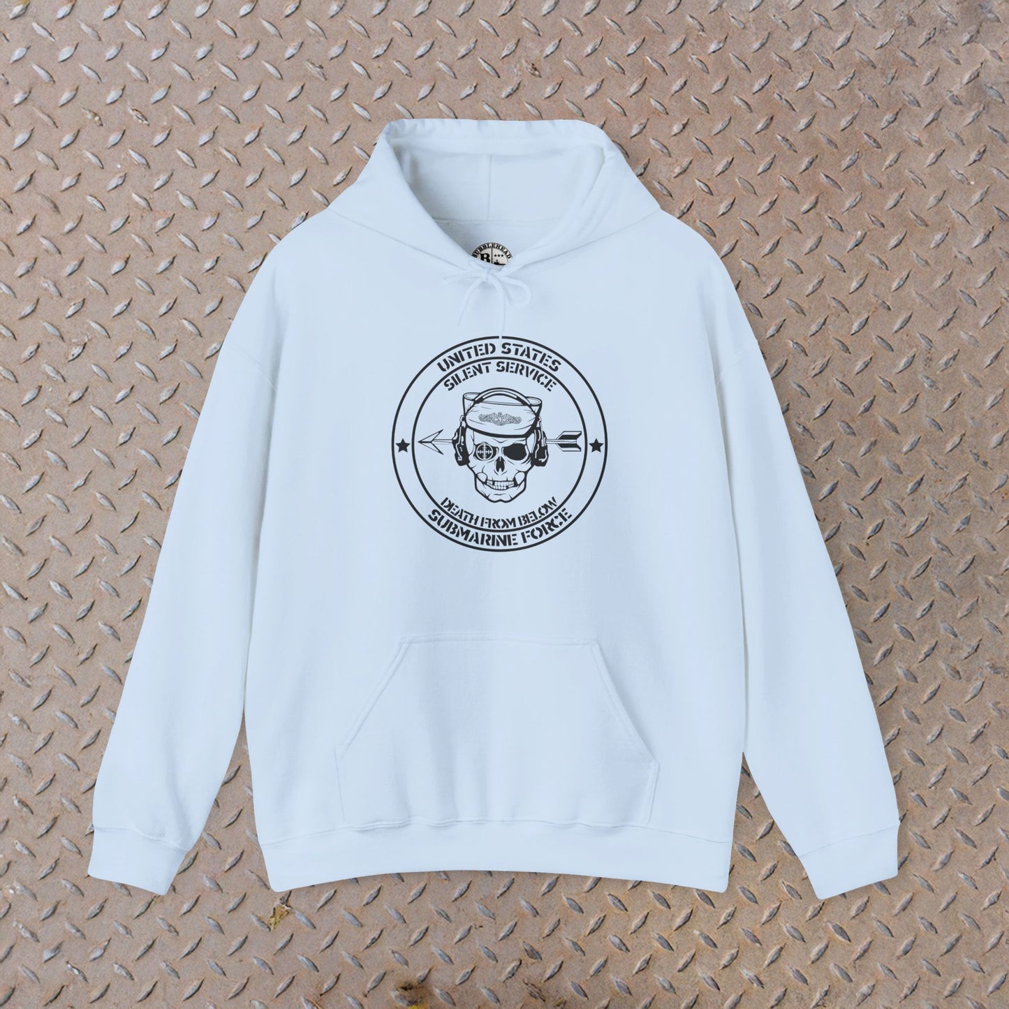 United States Submarine Force Silent Service Death From Below Unisex Heavy Blend™ Hooded Sweatshirt