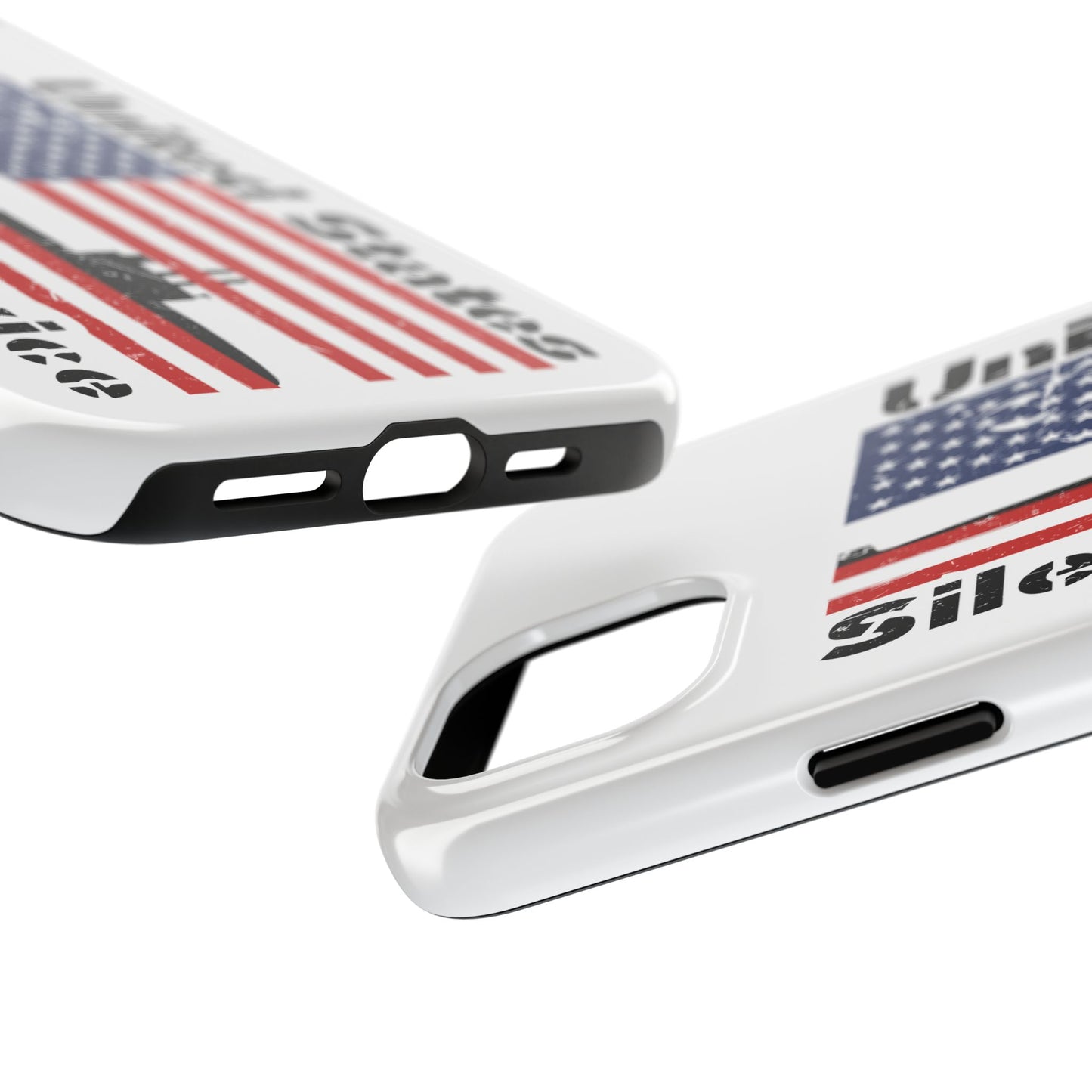 United States Submarine Silent Service Distressed Flag Tough iPhone Case