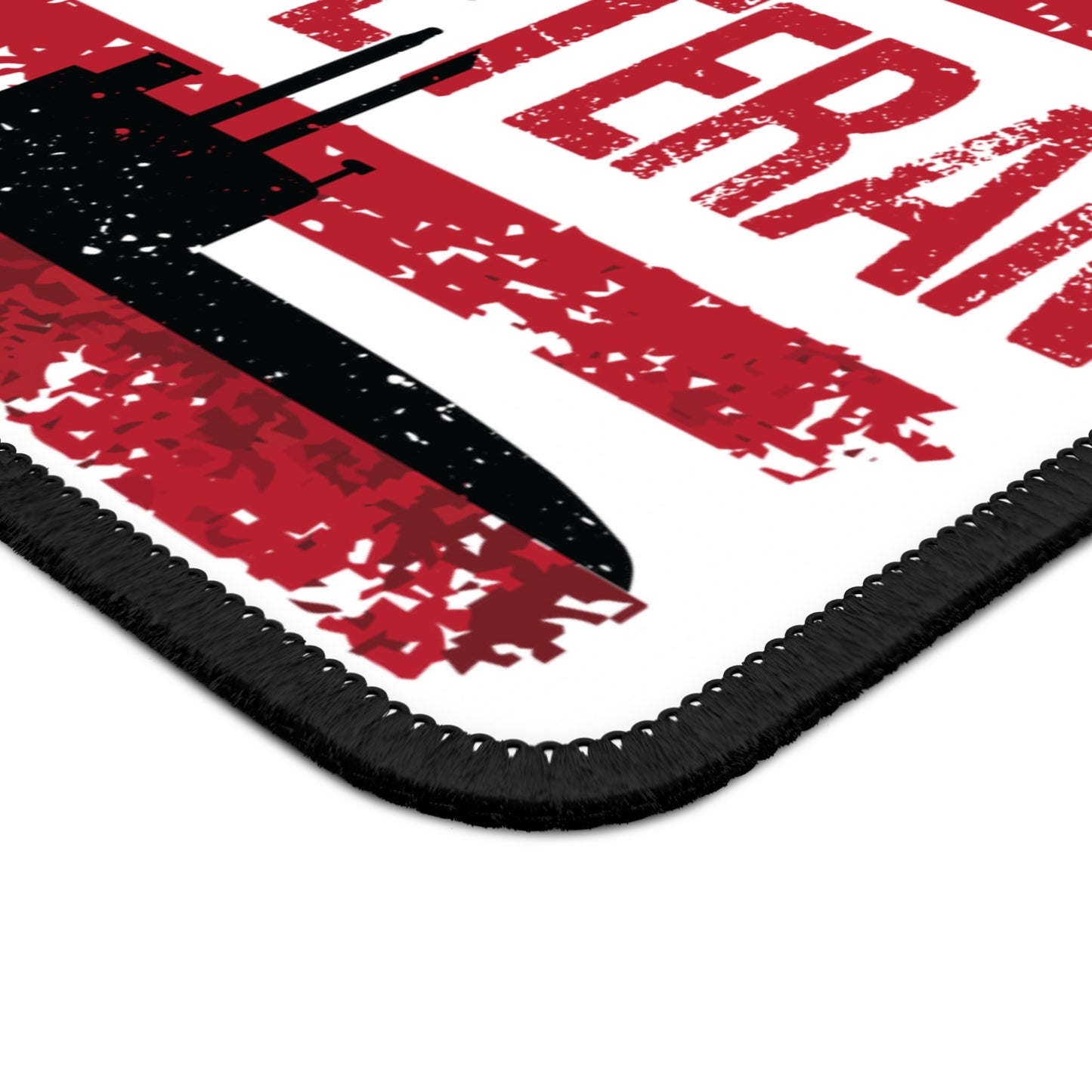 United States Submarine Veteran Distressed USA Flag Gaming Mouse Pad