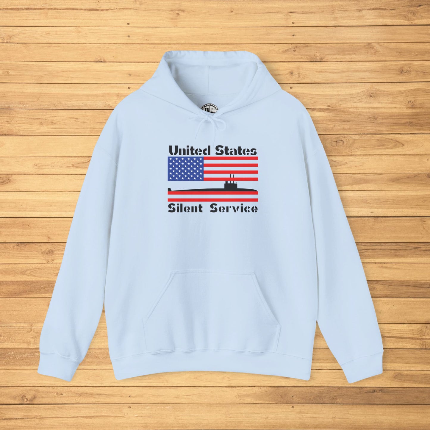 United States Submarine Silent Service USA Flag Unisex Heavy Blend™ Hooded Sweatshirt