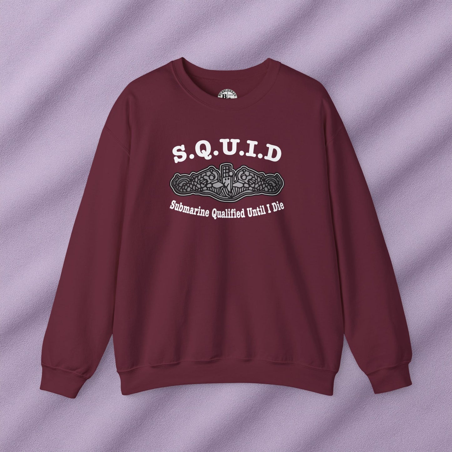 United States S.Q.U.I.D. Submarine Qualified Until I Die Unisex Heavy Blend™ Crewneck Sweatshirt
