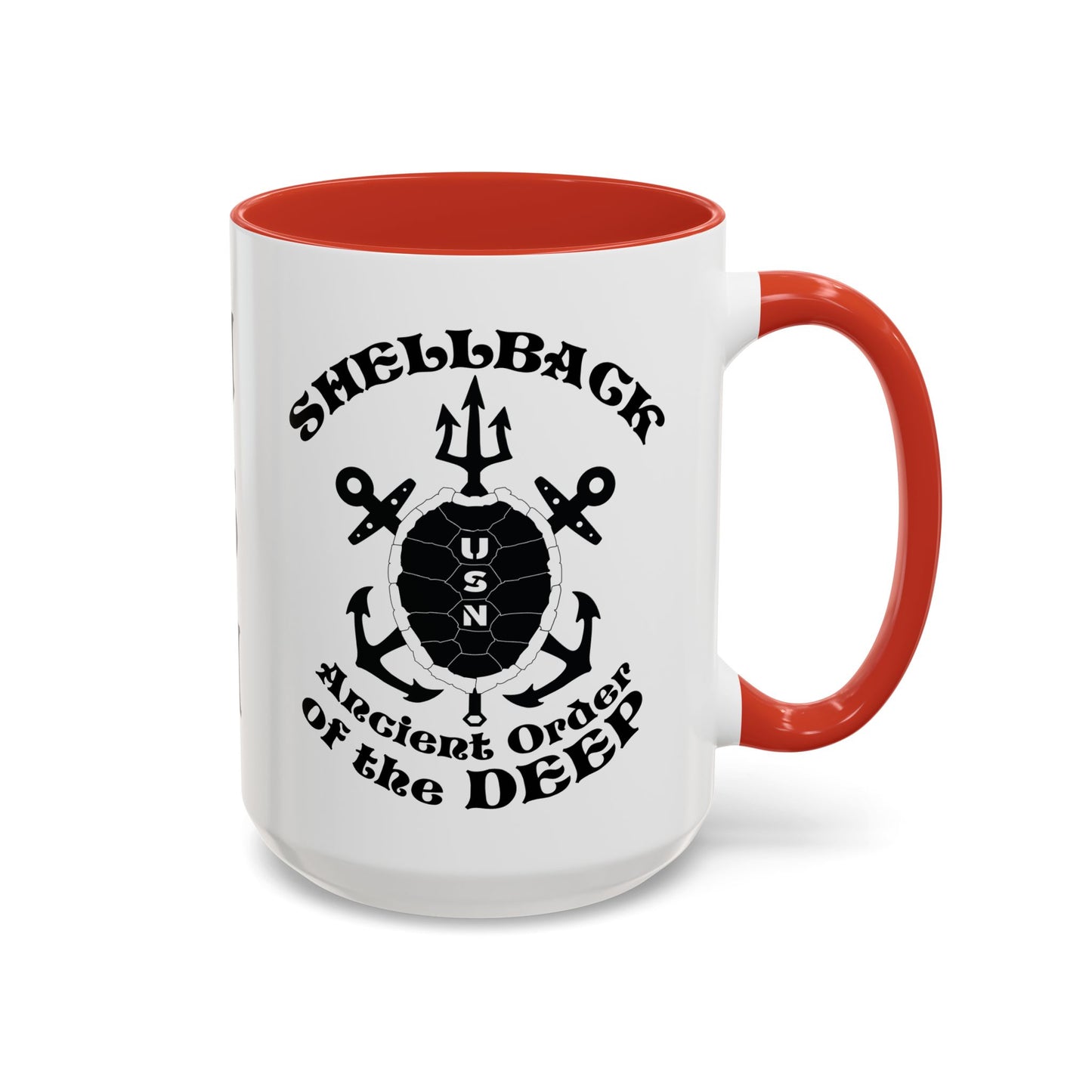 United States Navy Shellback Ancient Order of the Deep Equator Line-Crossing Ceremony Accent Coffee Mugs