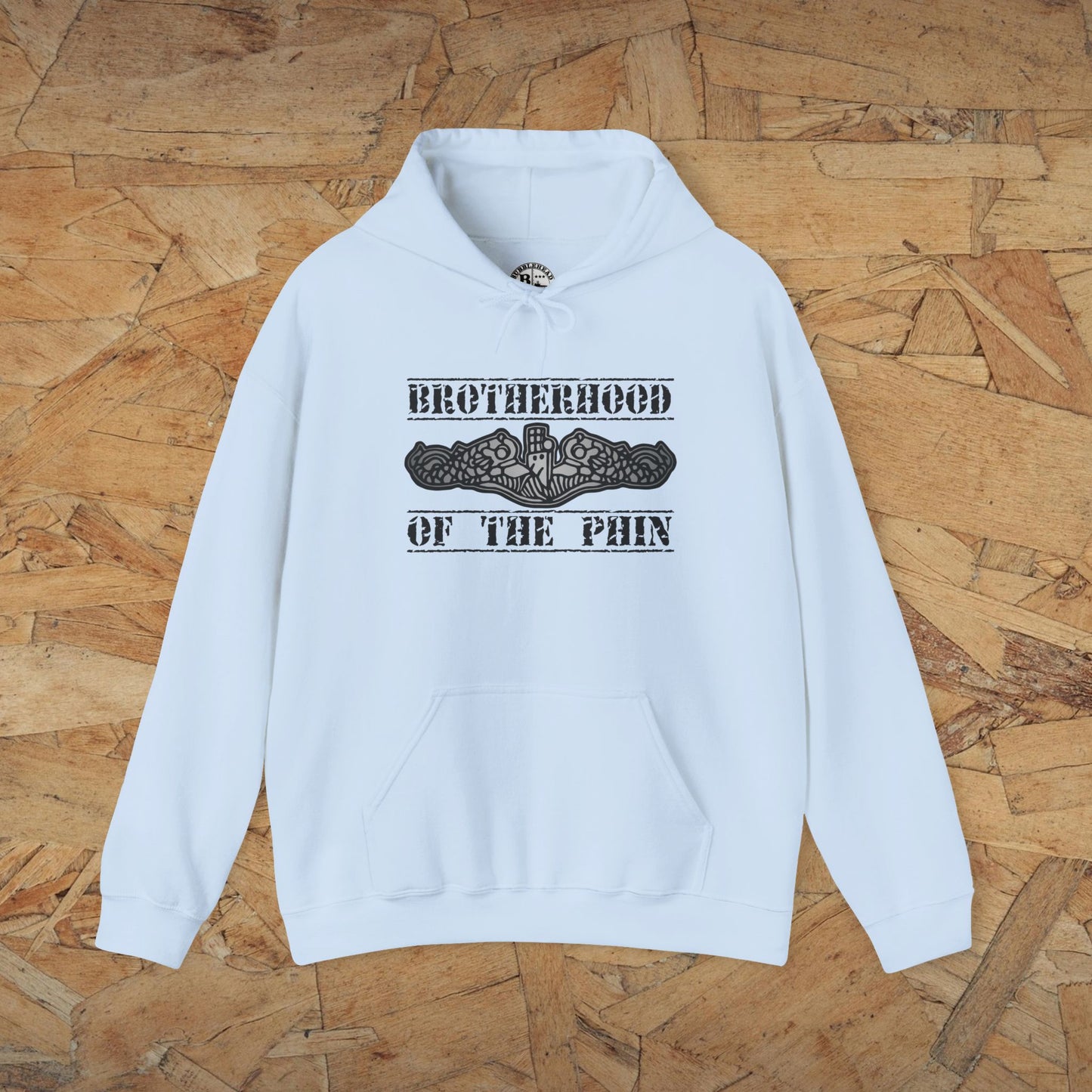 United States Brotherhood of the Phin Submarine Silver Dolphins Unisex Heavy Blend™ Hooded Sweatshirt