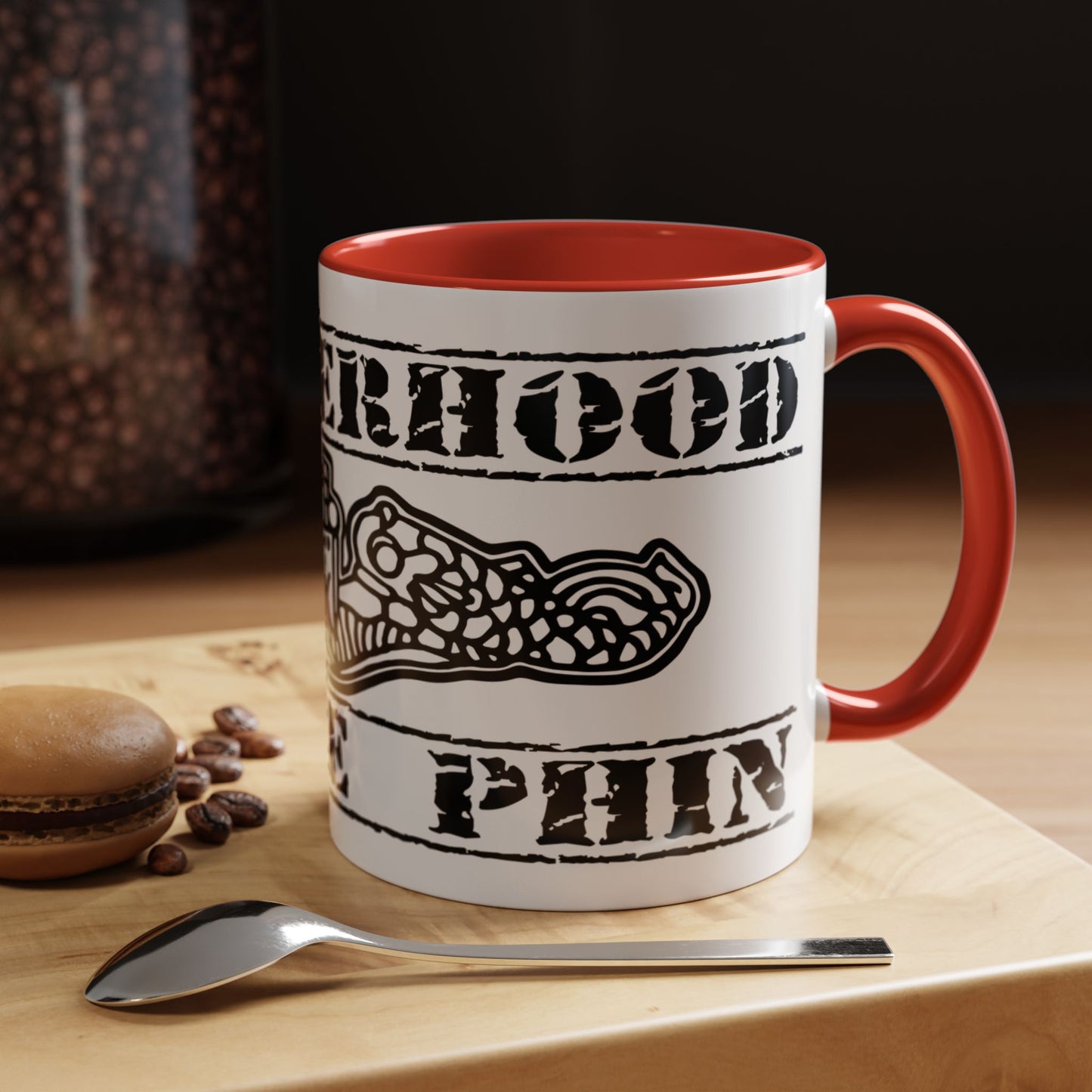 USN Submarine Force Brotherhood of the Phin Silent Service Navy Dolphins Accent Coffee Mugs