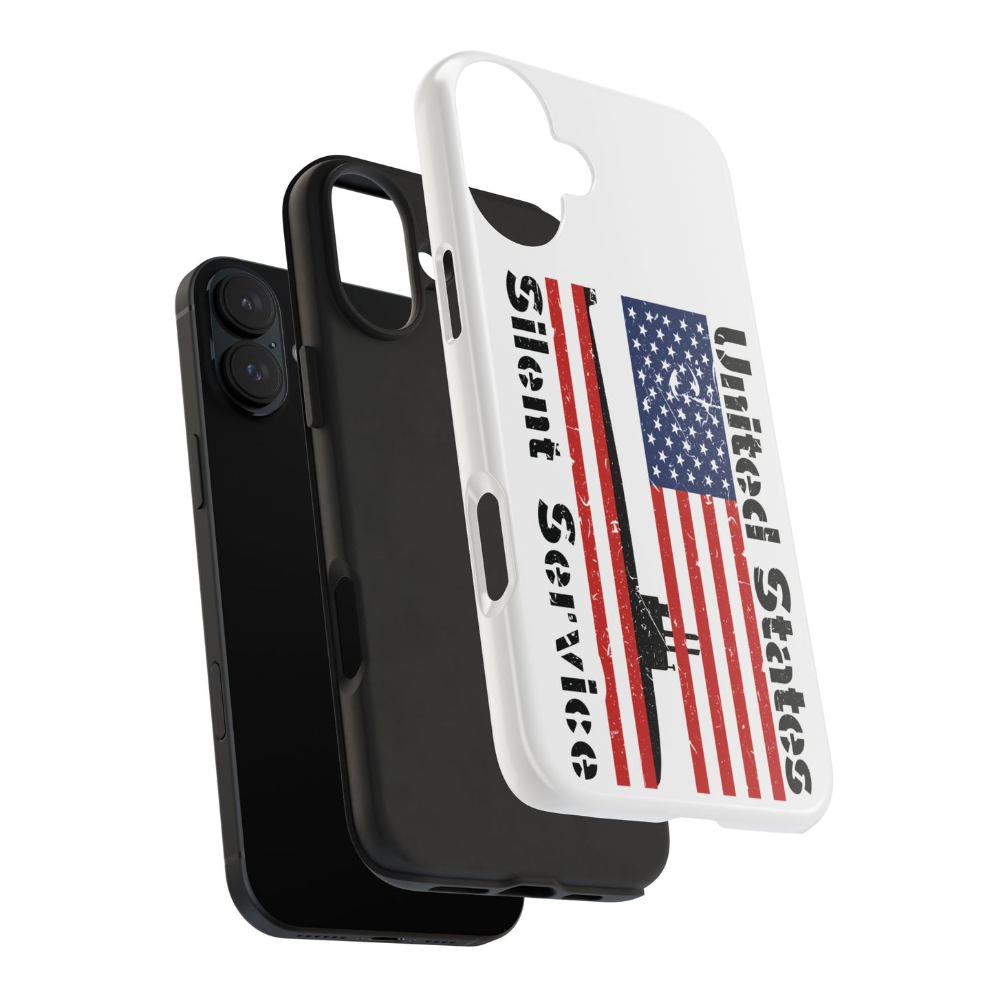United States Submarine Silent Service Distressed Flag Tough iPhone Case