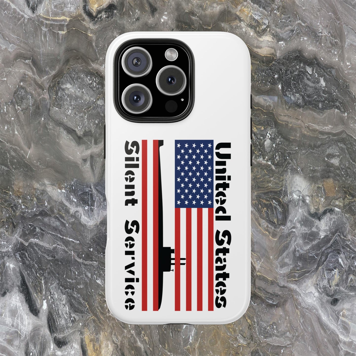 United States Submarine Silent Service Flag Tough iPhone Case