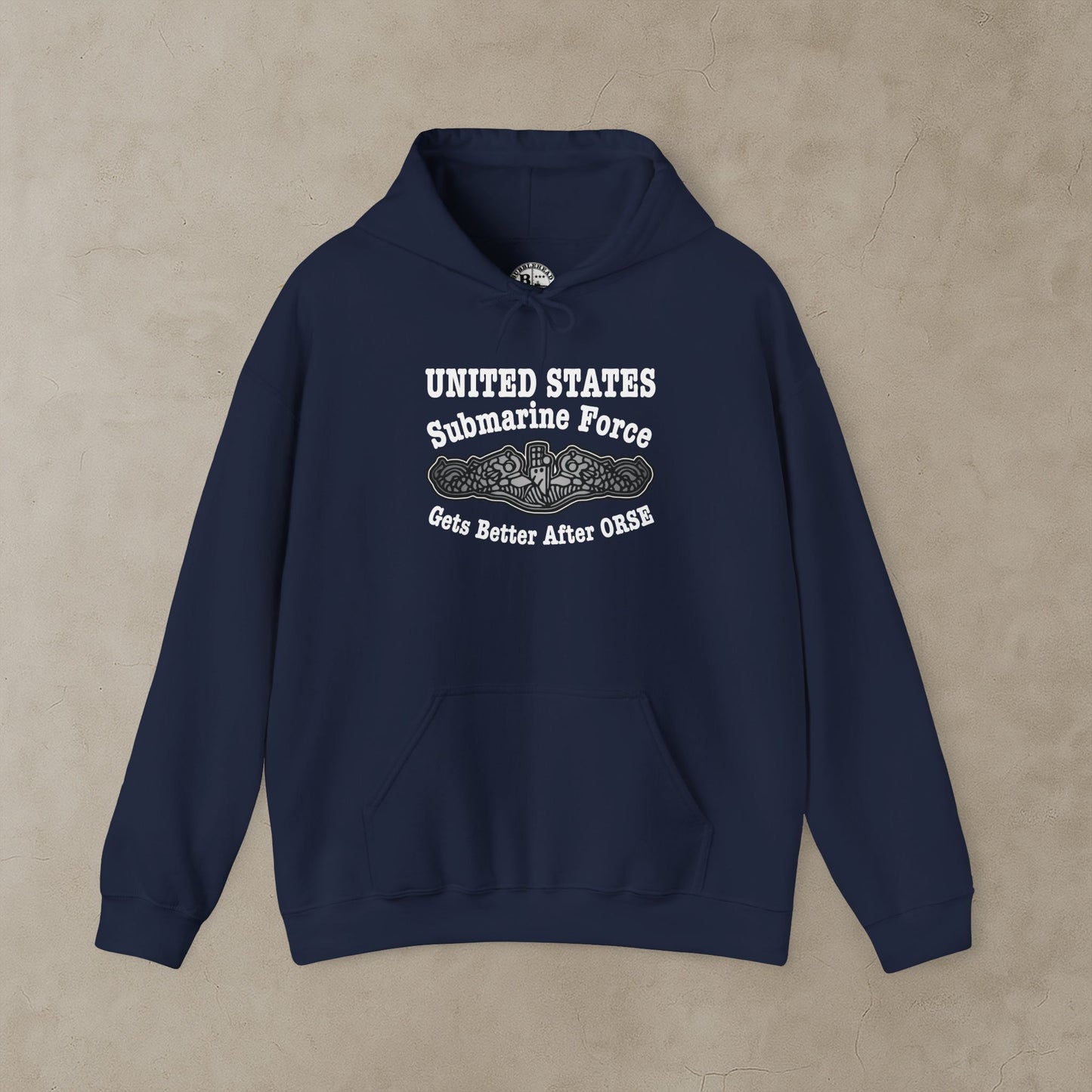 United States Submarine Force Gets Better After ORSE Silver Dolphins Unisex Heavy Blend™ Hooded Sweatshirt