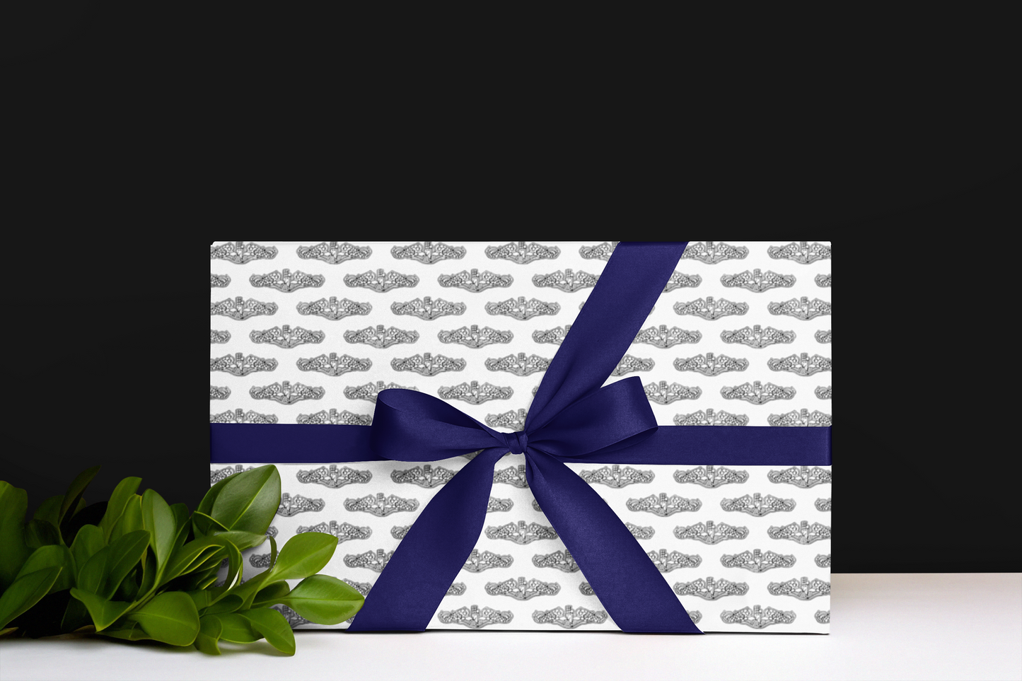 United States Navy Submarine Force Dolphins White Gift Wrap Papers